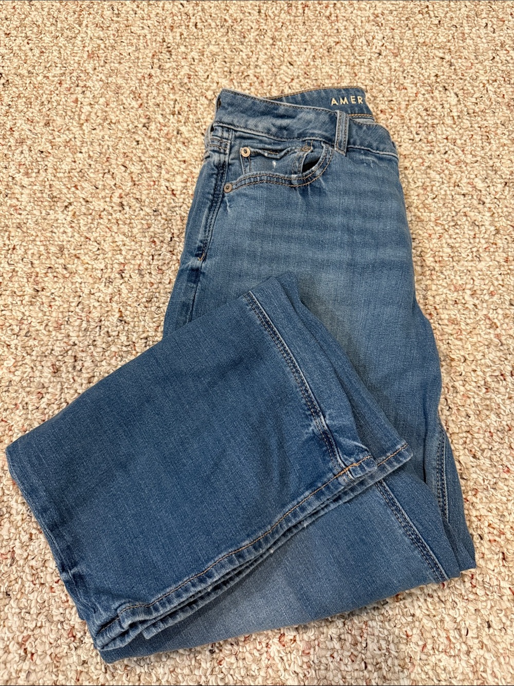 American Eagle Outfitters Blue Wide Leg Women's Jeans